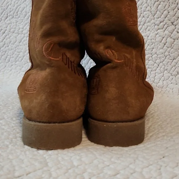 Juicy Couture genuine leather embroidered logo sherpa lined rubber sole t… - Picture 8 of 13